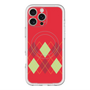 スリムプロテクションプレミアムケース with MagSafe［ Nordic Argyle - Red ］