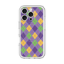 スリムプロテクションプレミアムケース with MagSafe［ Argyle - Purple ］