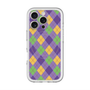 スリムプロテクションプレミアムケース with MagSafe［ Argyle - Purple ］
