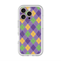 スリムプロテクションプレミアムケース with MagSafe［ Argyle - Purple ］