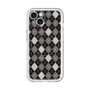 スリムプロテクションプレミアムケース with MagSafe［ Argyle - Black ］
