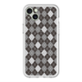 スリムプロテクションプレミアムケース with MagSafe［ Argyle - Black ］
