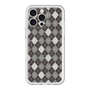 スリムプロテクションプレミアムケース with MagSafe［ Argyle - Black ］