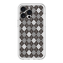 スリムプロテクションプレミアムケース with MagSafe［ Argyle - Black ］