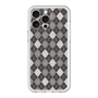 スリムプロテクションプレミアムケース with MagSafe［ Argyle - Black ］