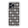 スリムプロテクションプレミアムケース with MagSafe［ Argyle - Black ］
