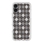 スリムプロテクションプレミアムケース with MagSafe［ Argyle - Black ］
