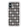 スリムプロテクションプレミアムケース with MagSafe［ Argyle - Black ］