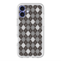 スリムプロテクションプレミアムケース with MagSafe［ Argyle - Black ］