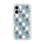 スリムプロテクションプレミアムケース with MagSafe［ Argyle - Blue ］