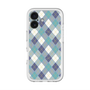 スリムプロテクションプレミアムケース with MagSafe［ Argyle - Blue ］