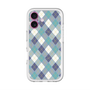 スリムプロテクションプレミアムケース with MagSafe［ Argyle - Blue ］