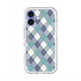 スリムプロテクションプレミアムケース with MagSafe［ Argyle - Blue ］