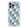 スリムプロテクションプレミアムケース with MagSafe［ Argyle - Blue ］
