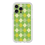 スリムプロテクションプレミアムケース with MagSafe［ Argyle - Green ］