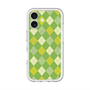 スリムプロテクションプレミアムケース with MagSafe［ Argyle - Green ］