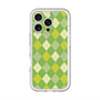 スリムプロテクションプレミアムケース with MagSafe［ Argyle - Green ］
