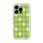 スリムプロテクションプレミアムケース with MagSafe［ Argyle - Green ］