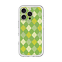スリムプロテクションプレミアムケース with MagSafe［ Argyle - Green ］