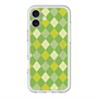 スリムプロテクションプレミアムケース with MagSafe［ Argyle - Green ］