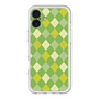 スリムプロテクションプレミアムケース with MagSafe［ Argyle - Green ］