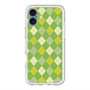 スリムプロテクションプレミアムケース with MagSafe［ Argyle - Green ］