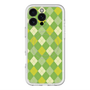 スリムプロテクションプレミアムケース with MagSafe［ Argyle - Green ］