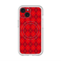 スリムプロテクションプレミアムケース with MagSafe［ Argyle - Red ］