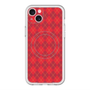 スリムプロテクションプレミアムケース with MagSafe［ Argyle - Red ］