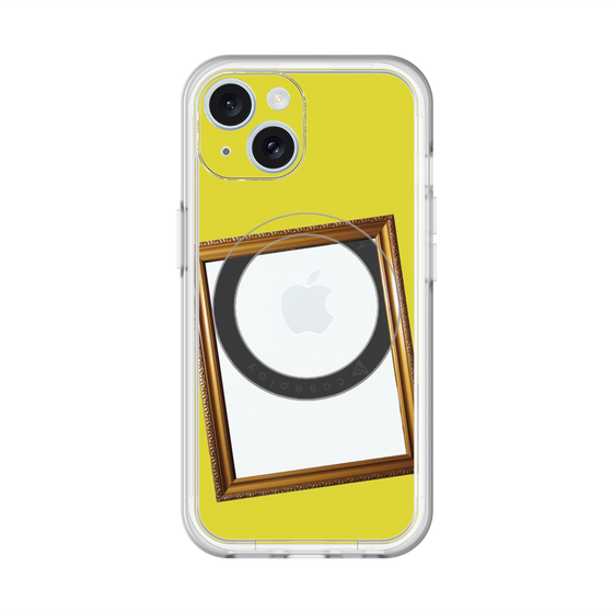 スリムプロテクションプレミアムケース with MagSafe［ Photo Frame - Yellow ］