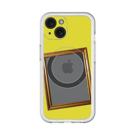 スリムプロテクションプレミアムケース with MagSafe［ Photo Frame - Yellow ］