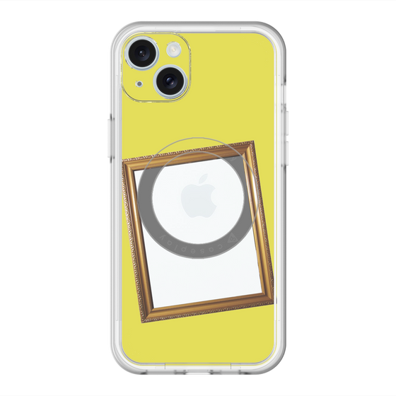 スリムプロテクションプレミアムケース with MagSafe［ Photo Frame - Yellow ］