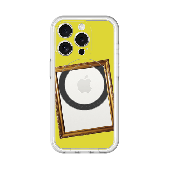 スリムプロテクションプレミアムケース with MagSafe［ Photo Frame - Yellow ］