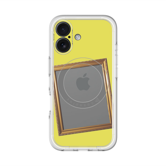 スリムプロテクションプレミアムケース with MagSafe［ Photo Frame - Yellow ］