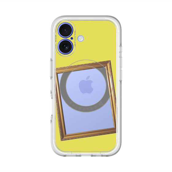 スリムプロテクションプレミアムケース with MagSafe［ Photo Frame - Yellow ］