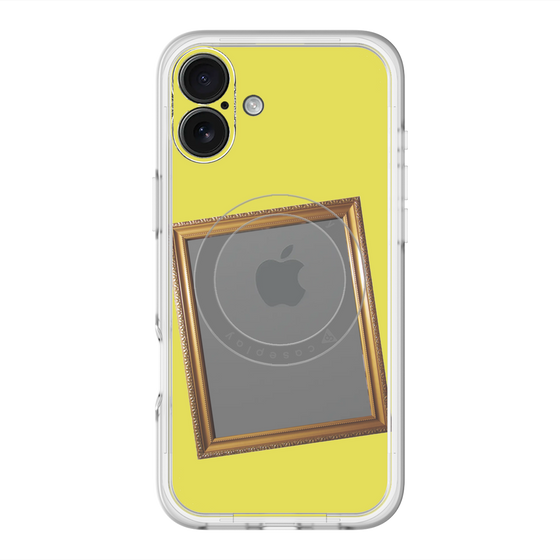 スリムプロテクションプレミアムケース with MagSafe［ Photo Frame - Yellow ］