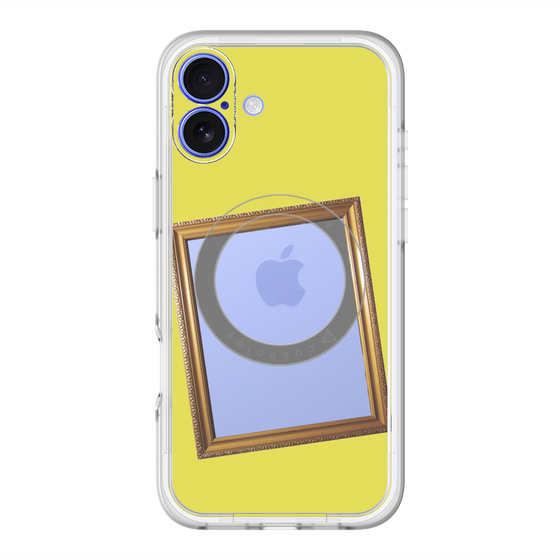 スリムプロテクションプレミアムケース with MagSafe［ Photo Frame - Yellow ］
