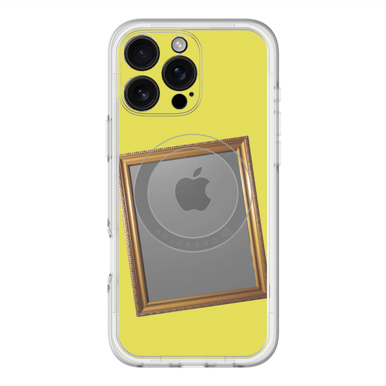 スリムプロテクションプレミアムケース with MagSafe［ Photo Frame - Yellow ］