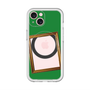 スリムプロテクションプレミアムケース with MagSafe［ Photo Frame - Green ］