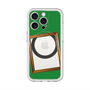 スリムプロテクションプレミアムケース with MagSafe［ Photo Frame - Green ］