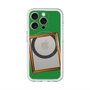スリムプロテクションプレミアムケース with MagSafe［ Photo Frame - Green ］