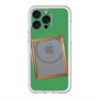 スリムプロテクションプレミアムケース with MagSafe［ Photo Frame - Green ］
