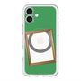 スリムプロテクションプレミアムケース with MagSafe［ Photo Frame - Green ］