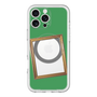 スリムプロテクションプレミアムケース with MagSafe［ Photo Frame - Green ］