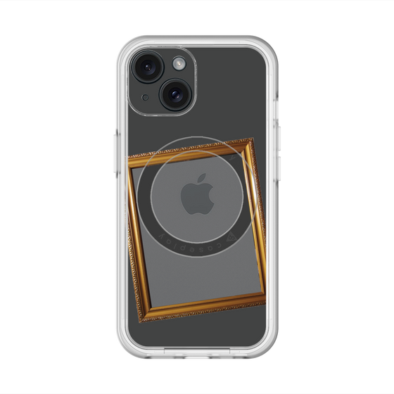 スリムプロテクションプレミアムケース with MagSafe［ Photo Frame - Gray ］