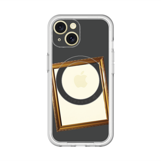 スリムプロテクションプレミアムケース with MagSafe［ Photo Frame - Gray ］