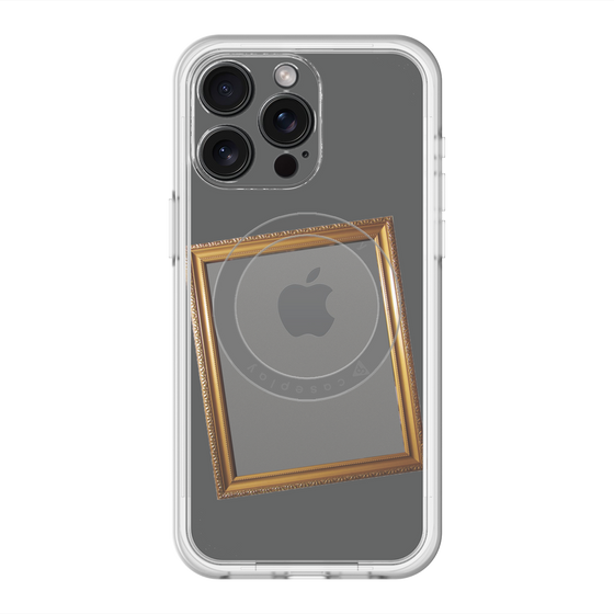 スリムプロテクションプレミアムケース with MagSafe［ Photo Frame - Gray ］