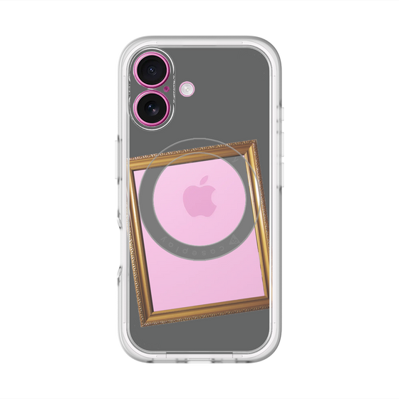 スリムプロテクションプレミアムケース with MagSafe［ Photo Frame - Gray ］