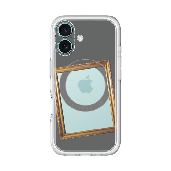スリムプロテクションプレミアムケース with MagSafe［ Photo Frame - Gray ］