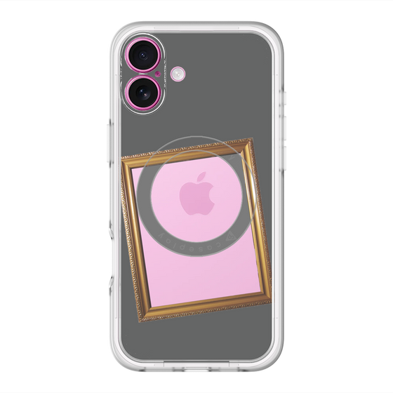スリムプロテクションプレミアムケース with MagSafe［ Photo Frame - Gray ］